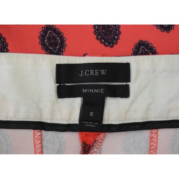 J.CREW MINNIE MEDALLION PRINT CROP ANKLE PANTS - Picture 7 of 8